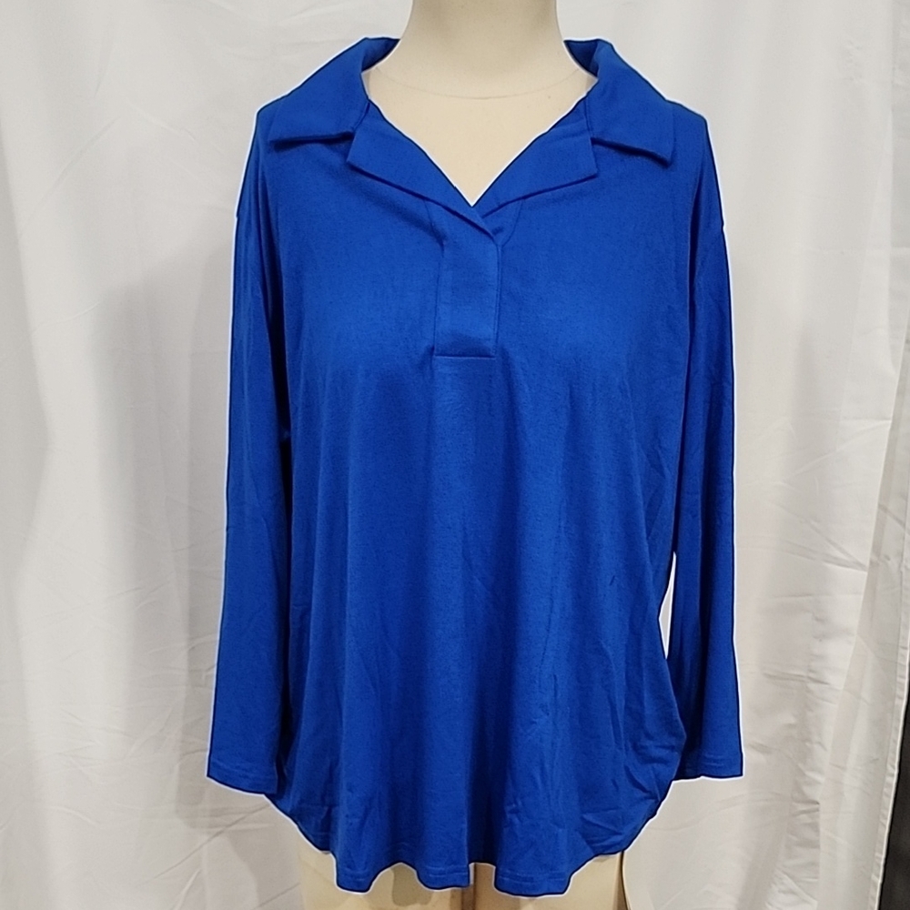 Vibrant Blue Women's Blouse
